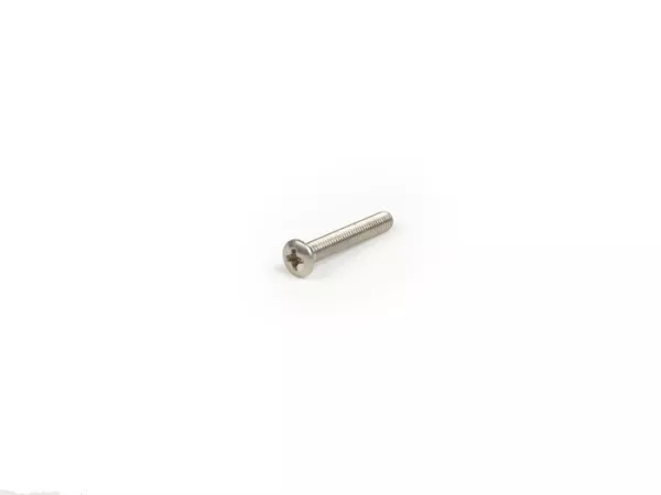 Schroef -DIN 966, ISO 7047- M3 x 20mm roestvrij staal - gebruikt voor koplamp sierring Lambretta Series 3 LIS, TV, GT, SX, DL, GP
