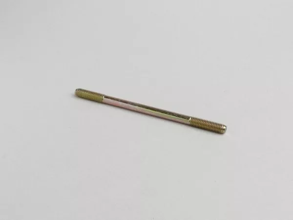 Draadbout -M6 x 107mm- (gebruikt voor cilinder Piaggio 50 ccm 2-takt, Minarelli 50 ccm (verticaal), Morini 50 ccm (type AH)) - BOOSTER, BUMP50, BWS50, SLIDER50, SPY, SR50 (-1994), STUNT, ZUMA50, AMICO