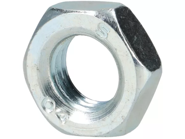 Tuerca plana -DIN 439- M12 x 1.50 (usado para eje rueda delantera Lambretta LI, LIS, SX, TV, DL, GP, J, Lui, A, B, C, LC, D, LD, E, F)