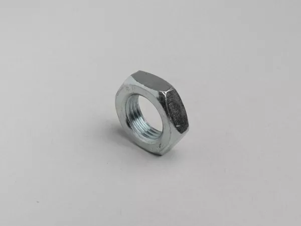 Platte moer -DIN 439- M16 x 1,50 (gebruikt voor Lambretta LI, LIS, SX, TV, DL, GP schokdempers)