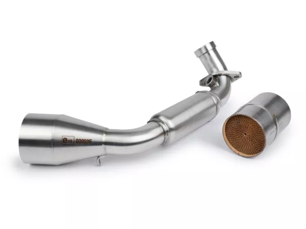 Uitlaatspruitstuk- ARROW- Katalysator- Vespa GTS Super HPE 300 (Euro 5, ZAPMD3100, ZAPMD3101, ZAPMD3101, ZAPMD3103, ZAPMD3104) - Vespa GTV 300ie Keyless HPE ABS (2023, ZAPMD3108) - met E-keurmerk