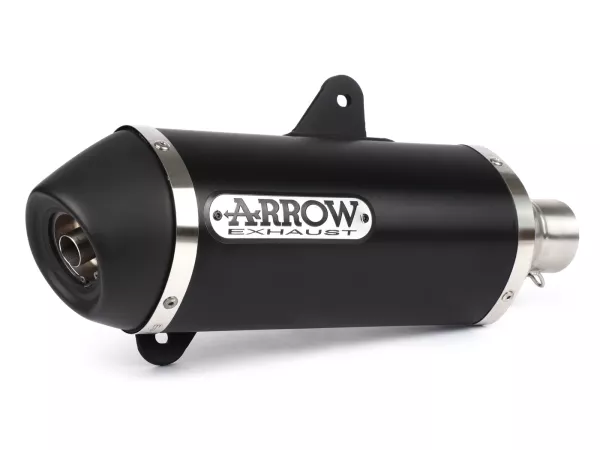 Silenciador trasero - ARROW Urban - Aluminio oscuro - Vespa GTS 125 IGET (ZAPMA31) 2017-2019, Vespa GTS 125 IGET (ZAPMA32) 2017-2019, Vespa GTS 125 IGET (ZAPMA37) 2017-2019