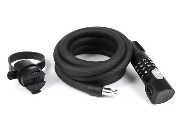 Cerradura de cable - cerradura de combinación -AXA, Resolute C15-180- cable 15mm/180cm, código de combinación