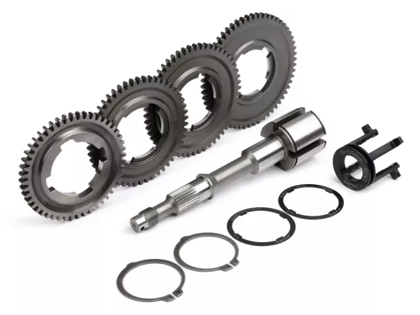 Gearbox -BENELLI tipe Road, gearing standar- Vespa V50, V90, 50N, PV125, ET3, SS50, SS90, PK S, PK XL1, PK XL2, ETS - (10/58, 14/54, 18/50, 22/46 gigi)