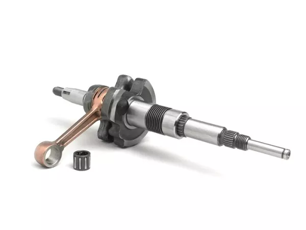 Crankshaft -TOP RACING Original- Morini (type AH) - Benelli 491RR, 491ST, K2 Suzuki Address50, AP50, Atala Byte50, Hacker, Malaguti Crosser50, Italjet Formula50, Torpedo50
