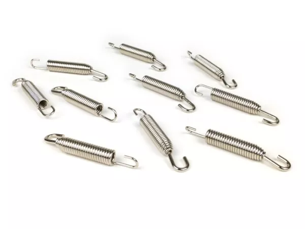 Jeu ressorts pot d’échappement -BGM ORIGINAL- inox (10 unités) - 70mm