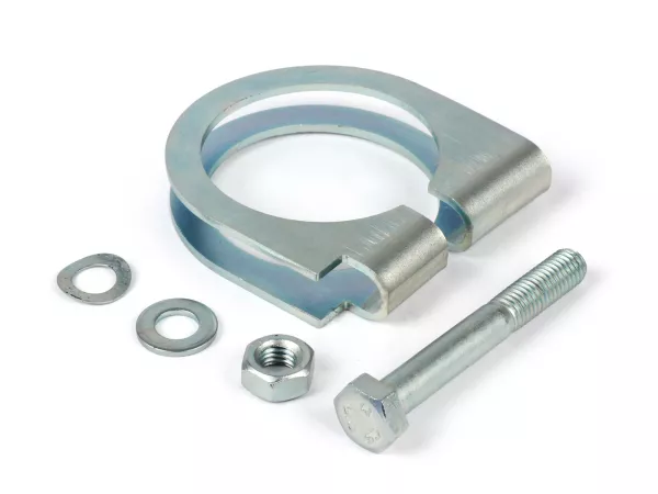 Exhaust manifold clamp -BGM PRO BigBox TOURING (BBT)- Vespa PX80, PX125, PX150, Sprint, GT, GTR
