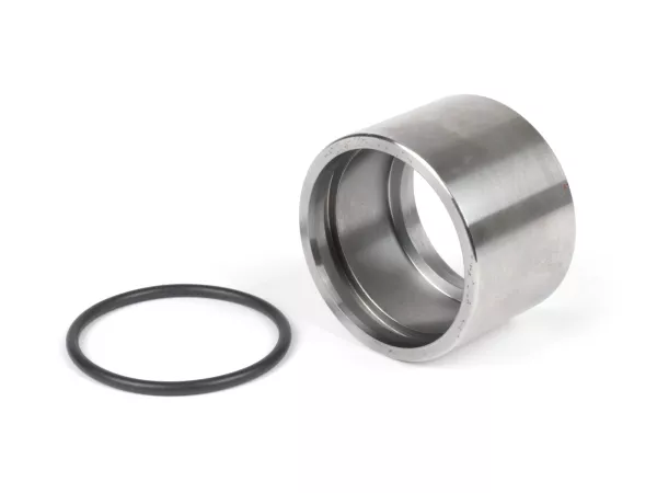 Flensa knalpot dengan cincin-O - BGM PRO - Ø = 44,5 mm, Vespa PX200, Rally 200, Malossi Sport 210/221, MHR, Polini 210, Polini - untuk pengelasan, termasuk cincin-O