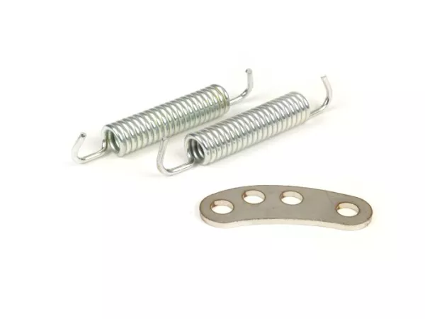 Retaining plate incl. exhaust springs -BGM PRO BigBox SPORT- Vespa PX, Sprint, Rally