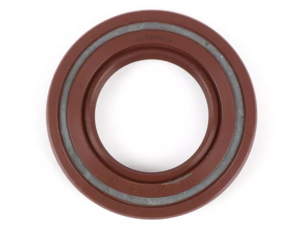 Oliekeerring 27x47x6mm -BGM PRO FKM/Viton® (E10 bestendig)- (gebruikt voor achterwiel / achterremtrommel Vespa PX (-1984), Rally180 (VSD1T), Rally200 (VSE1T), Sprint (vanaf 1972), TS (vanaf 1972), GT125 (vanaf 1972), GTR125 (vanaf 1972), GL150 (