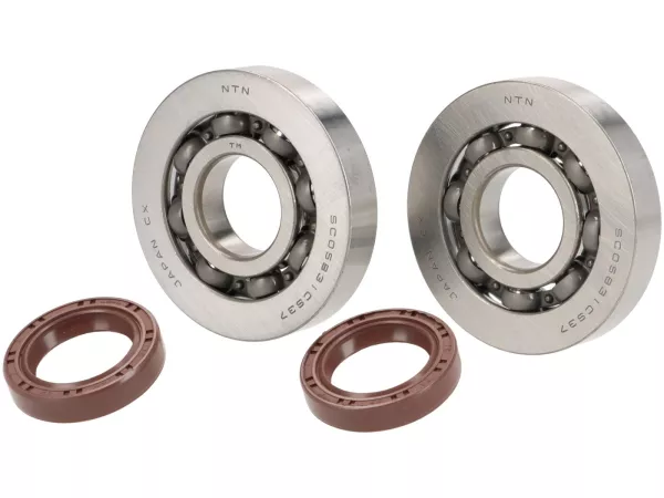 Lagerset - oliekeerringen voor krukas -BGM ORIGINEEL (25x68x12mm - 483970 - 431320)- Piaggio 125-180 ccm Maxi 2-takt - Gilera Runner FX/FXR 125-180, Italjet Dragster 125-180, Piaggio SKR125, SKR150, TPH125, Skipper125, Skipper150, Hexagon LX/LXT