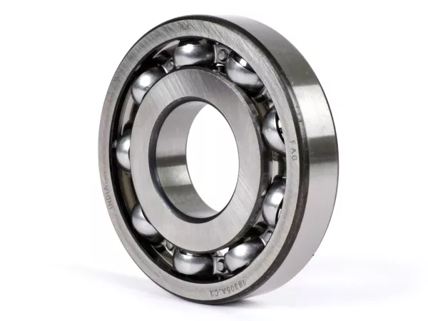 Poros engkol bantalan bola -BGM PRO 613912 C3- (25x62x12mm) 9 bola -dibuat dengan mesin untuk Vespa Wideframe VM, VN, dll