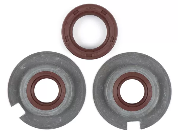 Juego de retenes -BGM PRO, FKM/Viton® (resistente a E10)- Vespa Wideframe VM, VN, VL, VB, GS150 / GS3 (VS1T - VS5T, VDTS), VD1, VD2