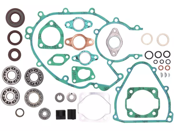 Motorrevisionssats -BGM PRO FKM/Viton® (E10-resistent)- Vespa Smallframe V50, V90, PV125, ET3, PK50S, PK80 S, PK125 S - (Ø 19 mm kon)