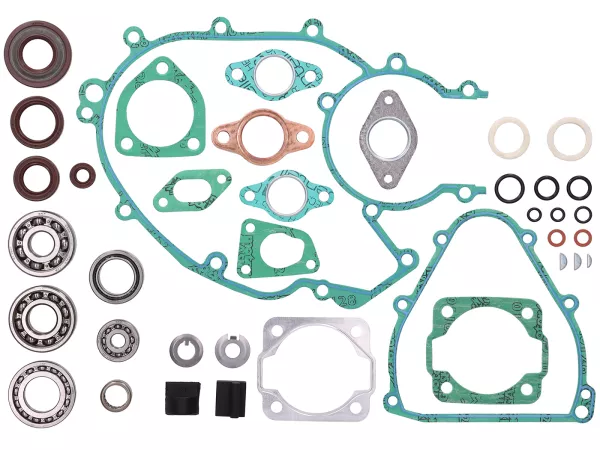 Motorrevisionssats -BGM PRO FKM/Viton® (E10-resistent)- Vespa Smallframe PK125 XL, PK125 XL2, ETS125 - (Ø 24 mm kon)