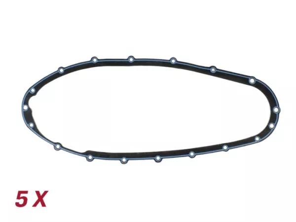 Junta tapa motor (5x) -BGM PRO Silikon- Lambretta LI 125-150, LIS, SX, TV (series 2-3), DL/GP 125-200