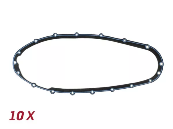 Junta tapa motor (10x) -BGM PRO Silikon- Lambretta LI 125-150, LIS, SX, TV (series 2-3), DL/GP 125-200