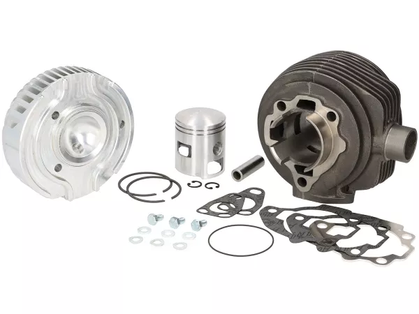 Cylinder -BGM PRO 150 ccm, bred ram, Faro Basso, Ø=57mm, slaglängd=57mm- Vespa 1953-1959, VM, VN, ACMA (från motor V55), VB1T, VGL1T, VL1T