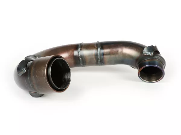 Exhaust manifold -BGM PRO Clubman V4.0 for QUATTRINI M210- Lambretta series 1-3 - unpainted - LI 125, LI 150, LiS 125, LiS 150, TV 175, SX, TV, GT, GP 125, 150, 200