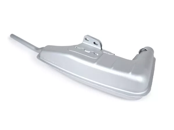 Corpo di scarico -BGM PRO Clubman V4.0- Lambretta Serie 1-3 - Argento - LI 125, LI 150, LiS 125, LiS 150, TV 175, SX, TV, GT, GP 125, 150, 200