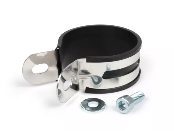 collier de silencieux -BGM PRO Clubman Sport - Lambretta séries 1 -3, y compris le caoutchouc