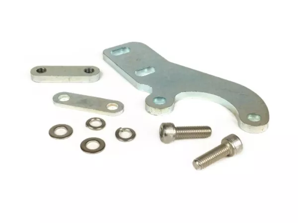 Uitlaatsteun vooraan -BGM PRO Clubman V3.0-V4.0- Lambretta Serie 1-3 - Zilver - LI 125, LI 150, LiS 125, LiS 150, TV 175, SX, TV, GT, GP 125, 150, 200