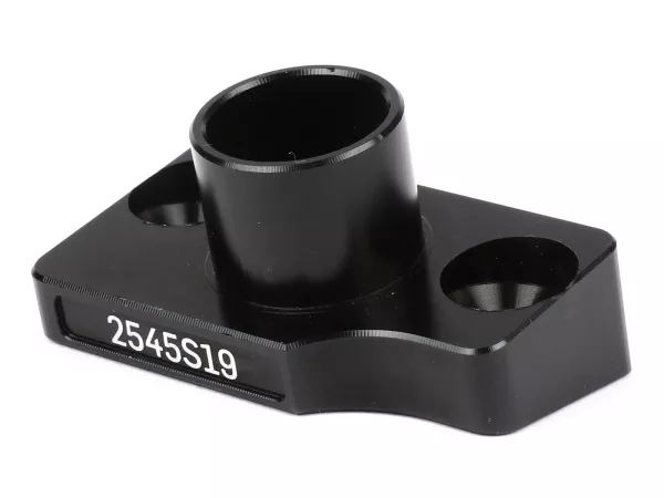 Colector de admisión -BGM PRO- para Polini SpeedEngine y Pinasco Powercasing, Piaggio Ciao, Bravo, Boxer y Si, AW=Ø19mm