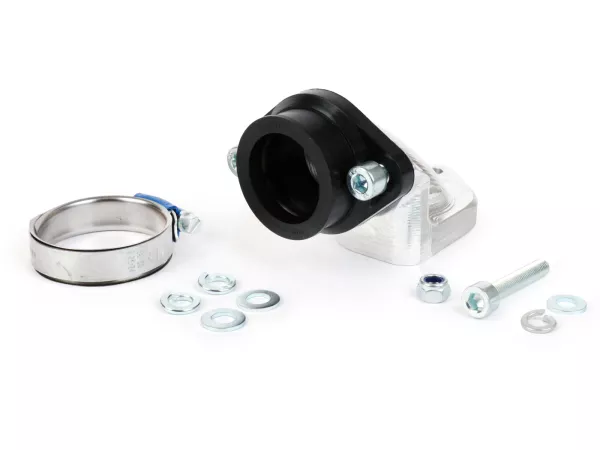 Intake manifold -BGM PRO Racetour- Lambretta 195-225cc- CS=Ø34mm (carburetors Ø28-30mm - PHBH, VHSH, PWK28, TMX30, Smartcarb 26-28)