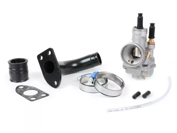 Set intake manifold dengan karburator -BGM PRO Ø24mm Polini CP23- Vespa GS150 (VS2 hingga VS5), GS2 (VD1TS), GS3 (VD2TS)
