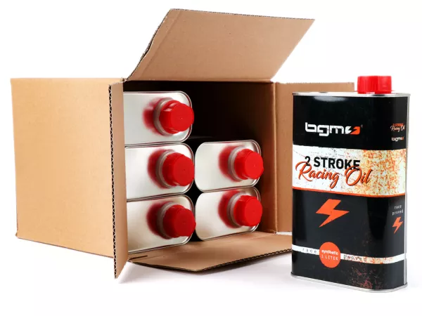 Öl -BGM PRO Oldie Edition (Vintage Blechdose)- 2-Takt Synthetisch - 6x 1000ml - Sparpack
