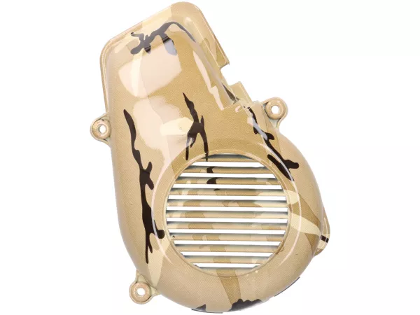 Cubreventilador -CLASSIC- Minarelli 50 ccm AC vertical - Camuflaje Desert - BOOSTER, BUMP50, BWS50, SLIDER50, SPY, SR50 (-1994), STUNT, ZUMA50, AMICO