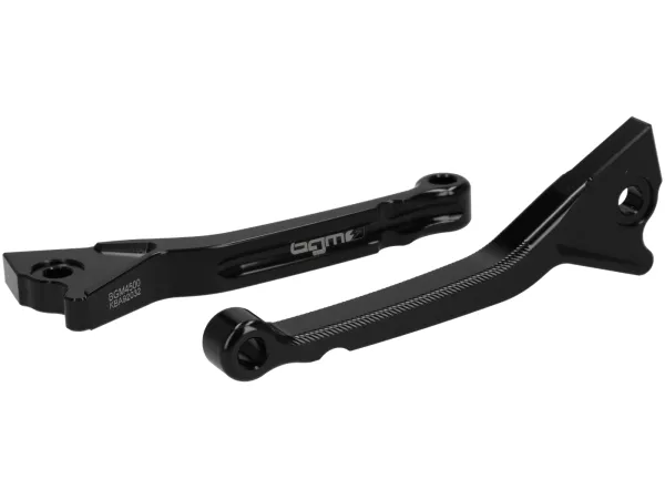Paire leviers de frein -BGM PRO CNC sportif, court (130mm)- Vespa GT, GTL, GTS 125-300 - (année - 2022) - noir - ABE