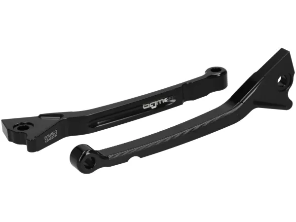 Remhendelset -BGM PRO CNC Sport, lang (165mm)- Vespa GT, GTL, GTS 125-300 - (Jaar - 2022) - zwart - ABE