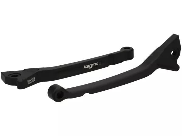 Remhendelset -BGM PRO CNC Sport, lang (165mm)- Vespa GT, GTL, GTS 125-300 - (bouwjaar - 2022) - zwart mat - ABE