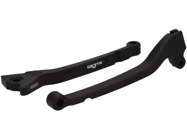 Remhendelset -BGM PRO CNC Sport, lang (165mm)- Vespa LX, LXV, S, Primavera 50-150, Sprint50-150 - matzwart