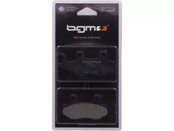 Bantalan rem -BGM 77,4x42,3/98,8x42,3mm- CAGIVA Elefant yaitu 900ccm tahun 1991-1992 (h), DAELIM City Ace 110ccm tahun 2006 (h), Roadwin 125ccm tahun 2003 (h), DAELIM 4 roda ET Quad 250ccm tahun 2006 (h), HONDA CBF 250ccm tahun 2004 (h), Dream 50ccm tahun