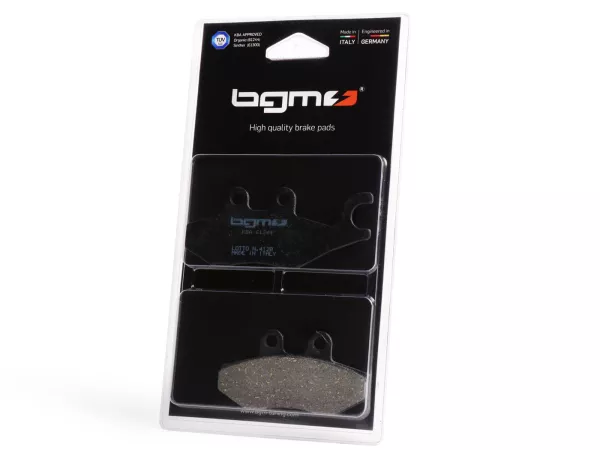 Remblokken -BGM 76,8x41,8/96,9x41,2mm- Heng Tong (Ø12mm) - GTS300 HPE, Supertech, Supersport, Super Racing Sixties, Super Notte, Yacht Club, Touring, Super, GTV300 Sei Giorni, GT, GTL, GTS, Runner FX/FXR/VXR 125-180-200, SP50, Fuoco 500, Nexus 125-250