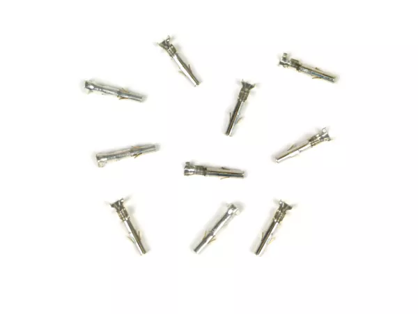 Kabel lug untuk pelat dasar pengapian steker bundar / kabel harness -L = 20 mm, Ø = 2,1 mm- Vespa PK, PX Lusso, Cosa, T5 125cc - 10 pcs - perempuan