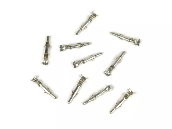 Kabel lug untuk pelat dasar pengapian steker bundar / kabel harness -L = 20 mm, Ø = 2,1 mm- Vespa PK, PX Lusso, Cosa, T5 125cc - 10 pcs - Pria