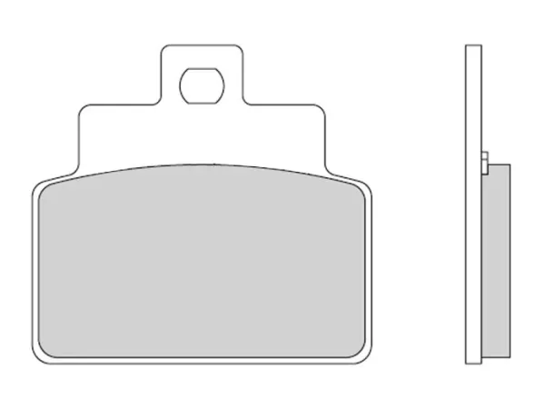 Plaquettes De Frein Polini Pour Aprilia Leonardo 300 (après 2002) - Garniture Organique - Neuf