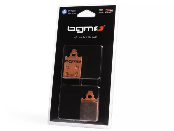 Brake pads -BGM PRO Sintersport 31.8x51.2mm- Grimeca - Vespa PX Disc (1998-2010), LML Star, Stella, Grimeca Classic/NT, SKR125, SKR150 1993-1997 (f), Quartz 50cc 1992 (f),, ITALJET Formula AC 50cc 1995, Quartz 50cc 1992 (f), Skipper 125cc 1993-1997 (f), S