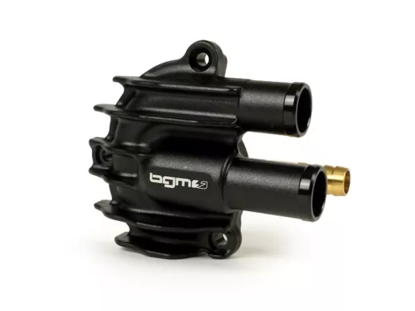 Couvercle pompe à eau -BGM PRO Faster Flow- Vespa GT, GTS, GTL, GTV 125-300, GTS300 HPE - noir anodisé
