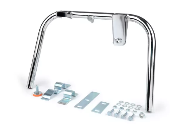 Caballete central -BGM PRO Soft Stop V2 System Ø=20mm- Vespa Smallframe (10) (1972-) V50, V90, PV125, ET3 - Cromado