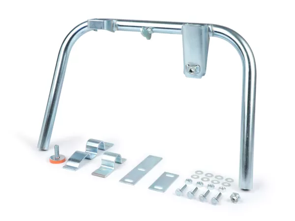 Caballete principal -BGM PRO Soft Stop V2 System Ø=20mm- Vespa Smallframe (10) (1972-) V50, V90, PV125, ET3 - Galvanizado