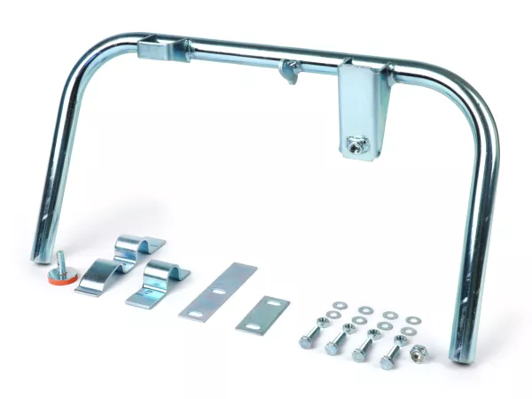 Caballete principal -BGM PRO Soft Stop V2 System- Vespa (8) 125 Largeframe VNB2T (9001-), VNB3T, VNB4T, VNB5T, VNB6T, VNC1T Super, Vespa 150 VBB2T (17451-), VBB2T, VBC1T Super - Galvanizado