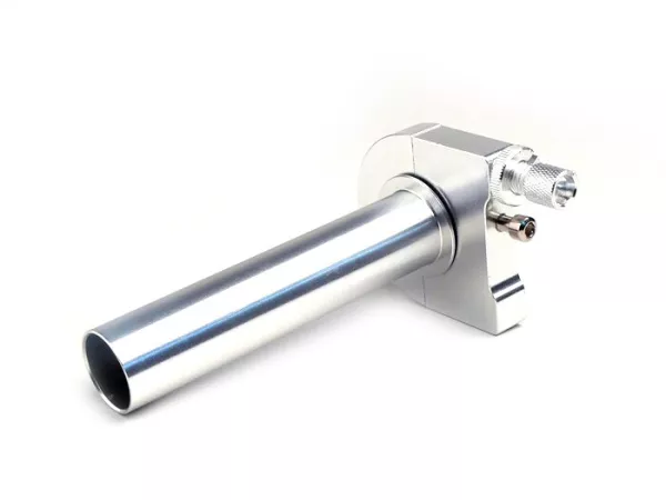 Poignée de gaz à tirage rapide -QUALITÉ OEM CNC- argenté