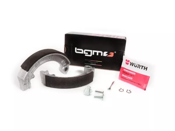 Bromsskor -BGM PRO Ø=150x24mm- VESPA PX (vh), PK (vh), T5 125cc (vh), Rally180 (VSD1T), Rally200 (VSE1T) (h), Sprint (h), TS125 (VNL3T) (h), GT125 (VNL2T) (h), GTR125 (VNL2T) (h), GL150 (VLA1T) (h), SS180 (h), GS160 (h), GS150 / GS3 (VS5T) (h)