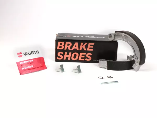 Bromsskor -BGM PRO Ø=127x23mm- Vespa 8 bak, 2 fästen, Vespa VNB4T till VNB6T (h), VBB2T (h) - används även för konvertering 10 till 8
