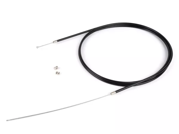 Universalkabel -BGM ORIGINAL, Ø=1,9mm x 2500mm, mantel= 2200mm, nippel Ø=8,0mm x 8mm, innermantel PE, svart- används som kopplingsvajer, frambromsvajer