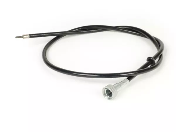 Snelheidsmeter kabel -BGM ORIGINEEL- Vespa PX oud (-1984) - zwart